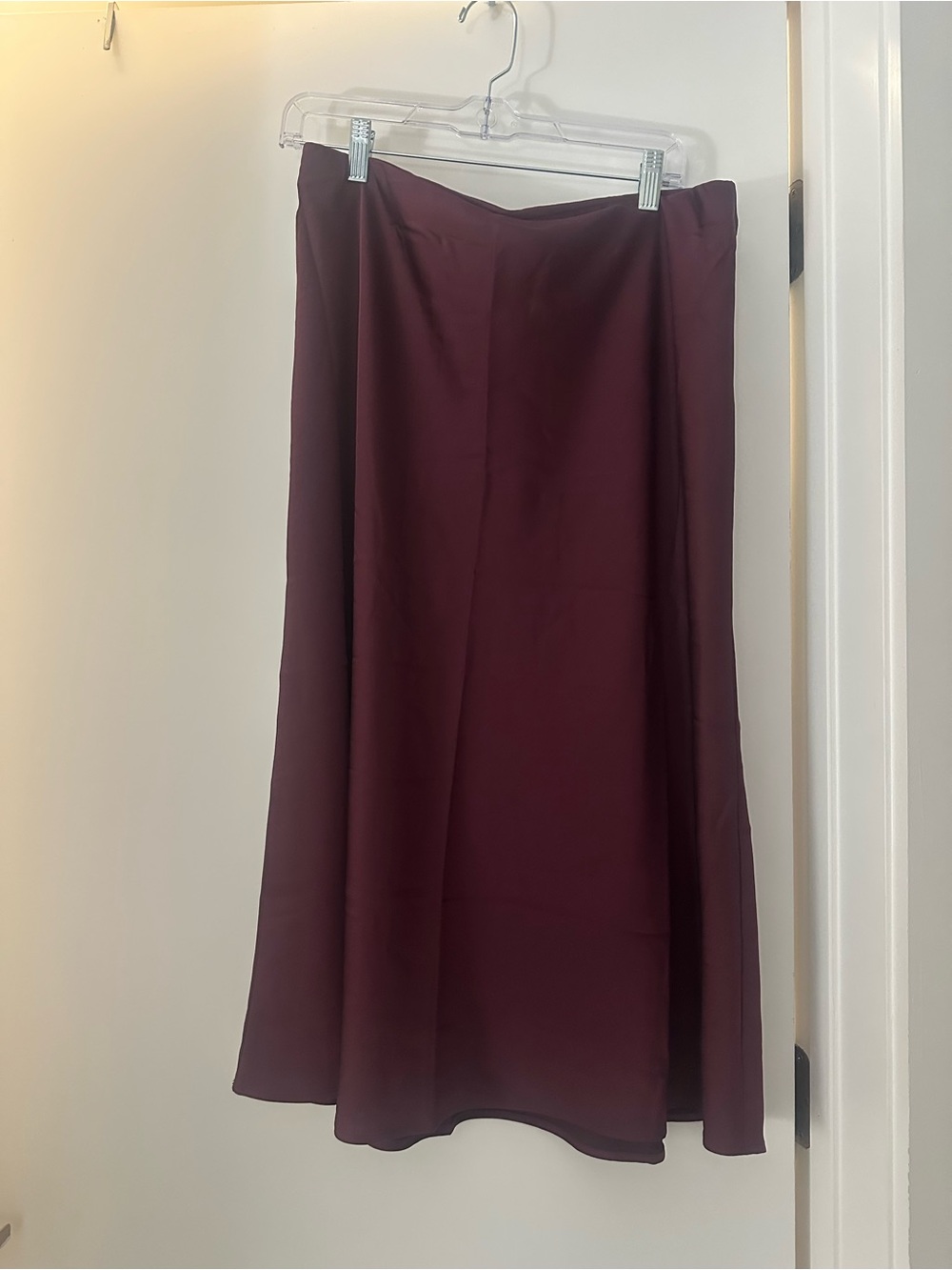 Women's Plum/Purple A-Line Maxi Skirt